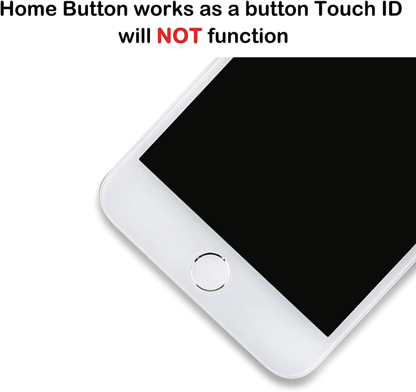 iPhone 8 Plus LCD 屏幕更换,带 Home 键和前置摄像头部件