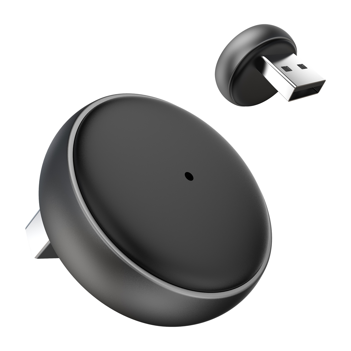 Wireless CarPlay Adapter, 50% Smaller, Converts Wired to Wireless CarPlay, Plug & Play Adapter, Compact Design for Apple iPhone iOS 10+ with USB/USB-C Port